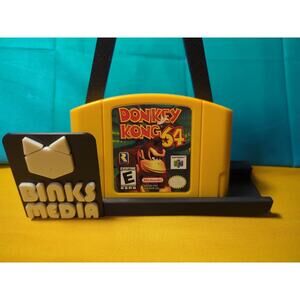 Nintendo Donkey Kong 64 Authentic Yellow Cart